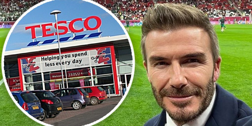 I met David Beckham in Tesco car park and I didn't recognise him at all