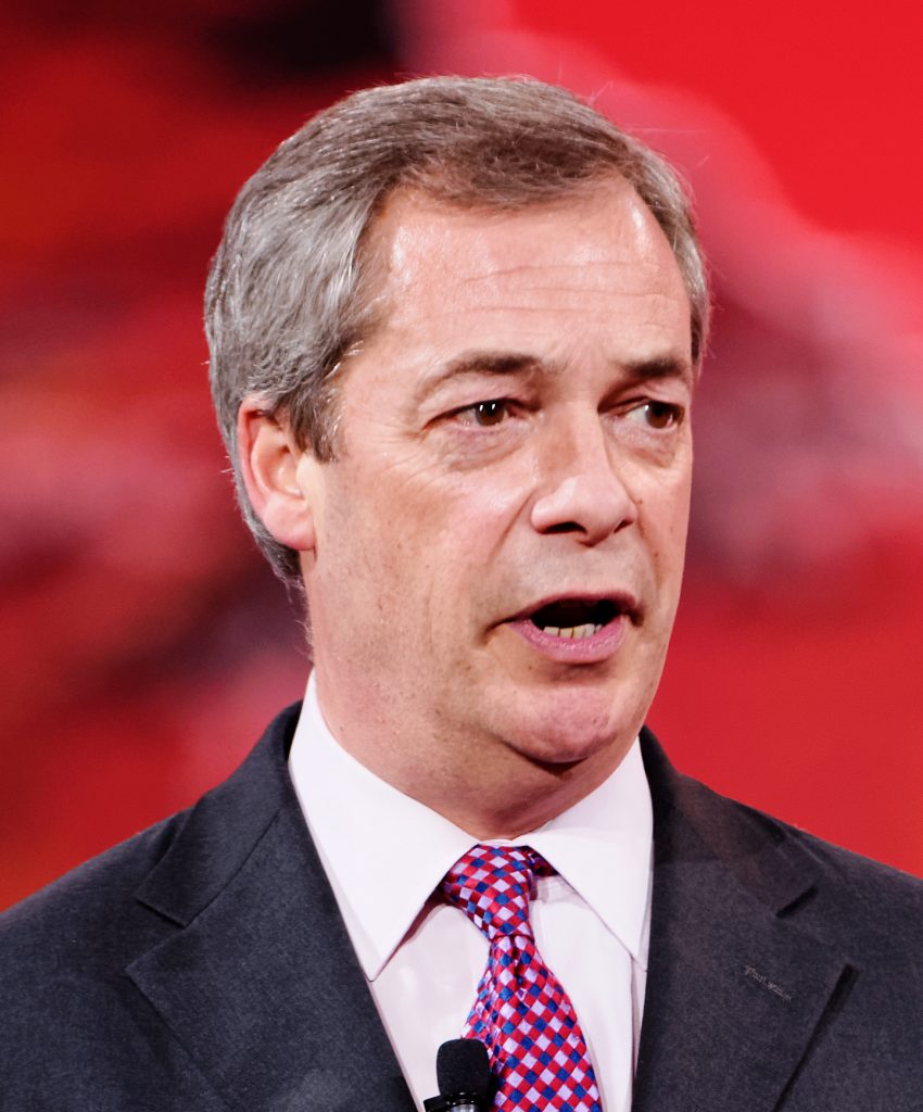 Nigel called out Boris following the boxing match between KSI and Swarmz. Picture: WikiMedia