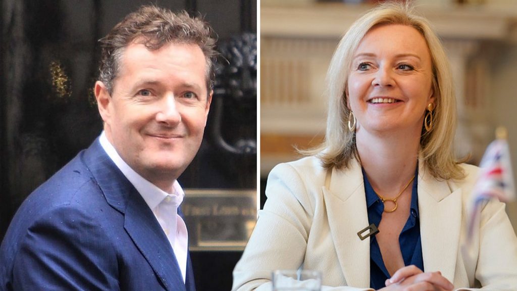 Piers Morgan puts himself forward after Liz Truss resigns as UK Prime Minister