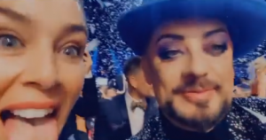 He only shared one video from the night showing a confetti explosion on the stage. Picture: @boygeorgeofficial/Instagram