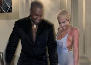 Kanye West and Bianca Censori