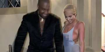 Kanye West and Bianca Censori
