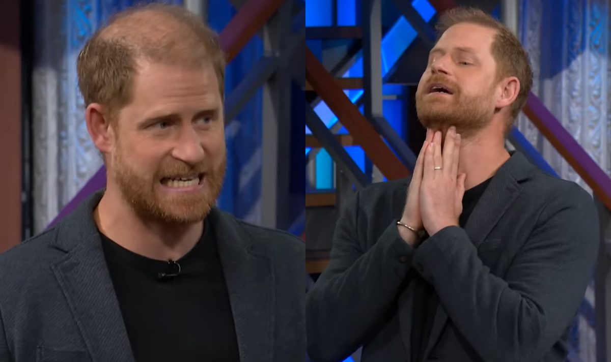 Prince Harry's chaotic Colbert cameo leaves viewers wincing Prince Harry