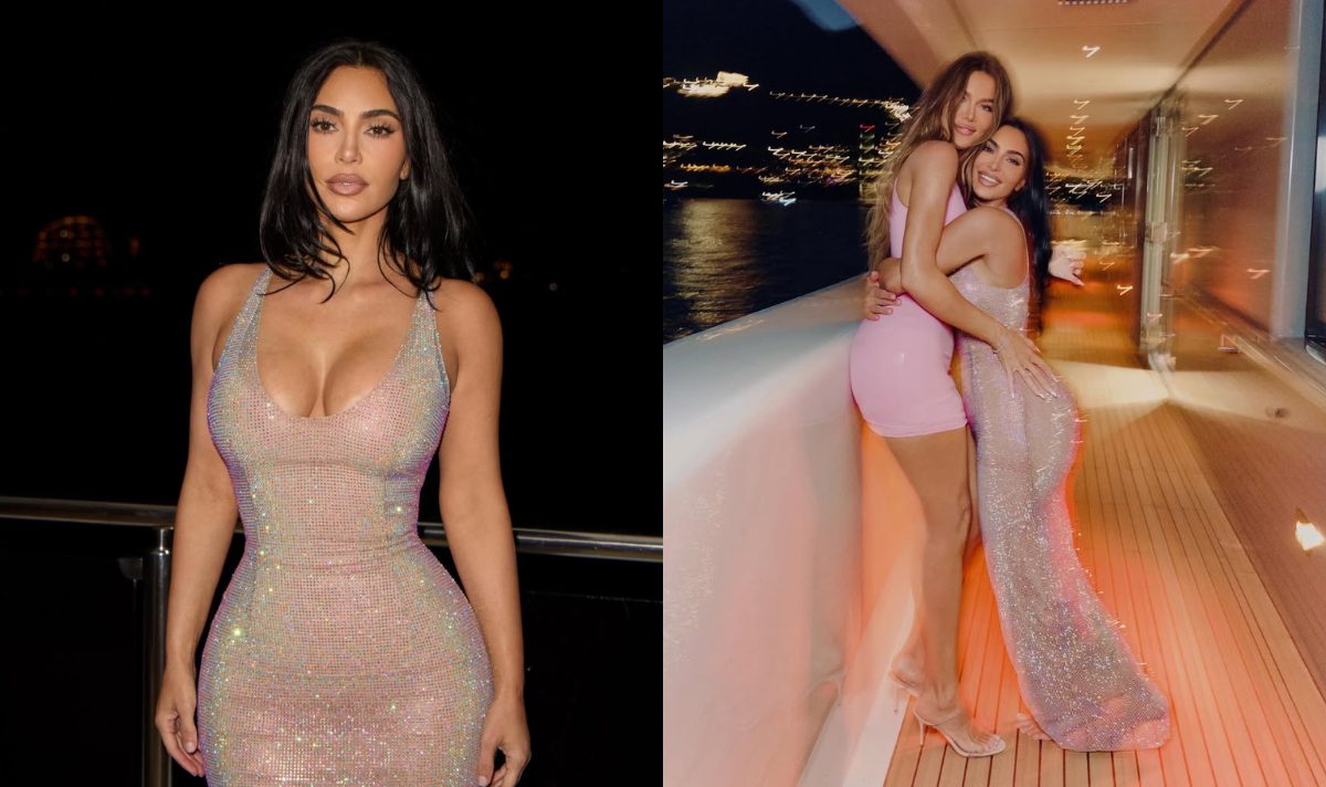 Kim Kardashian sizzles with sister Khloe in super hot yacht snaps