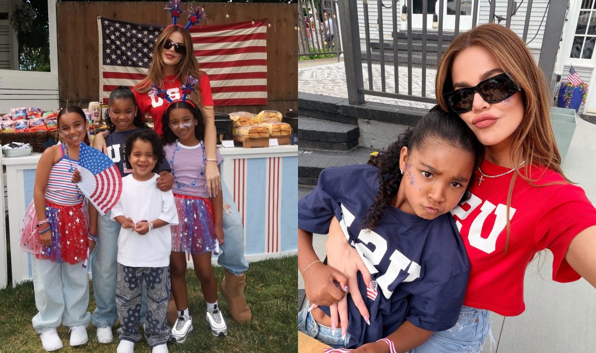 Khloe Kardashian rings in Fourth of July with True and Tatum hloe Kardashian celebrated the Fourth of July with children True and Tatum
